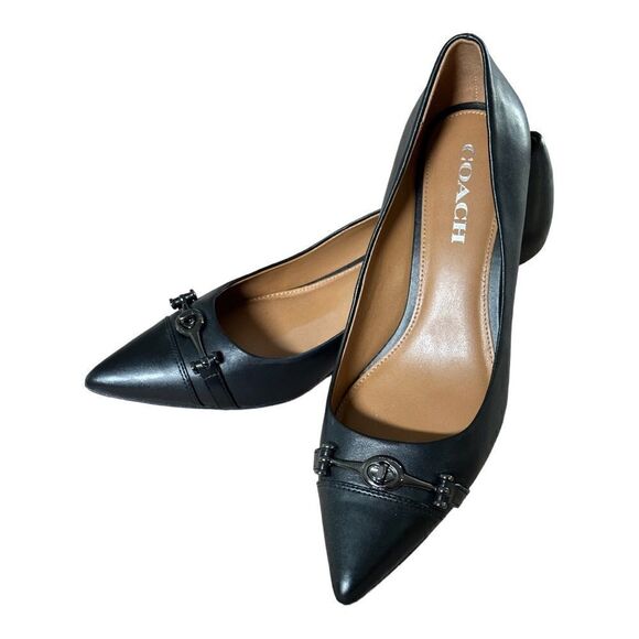 COACH Women’s Lauri Pointed-Toe Pumps in the Size 9M in Black Color - Picture 10 of 10